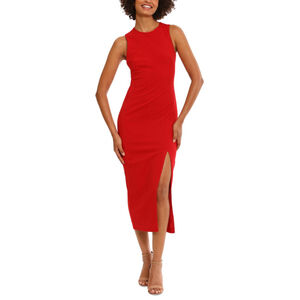 Donna Morgan Red Sleeveless Cutout Midi Dress NWT Size 10